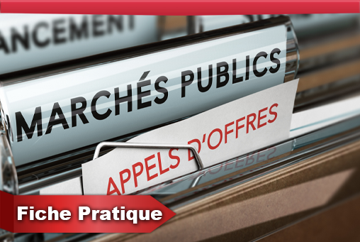 Mise à jour de trois fiches pratiques relatives aux marchés publics